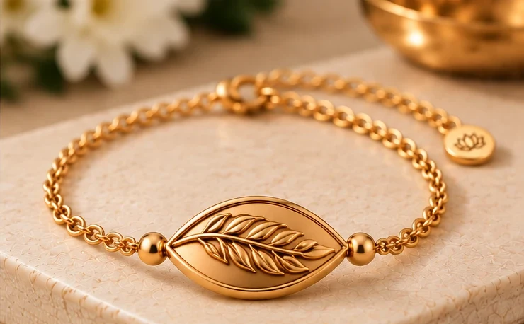 Serene Leaf bracelet
